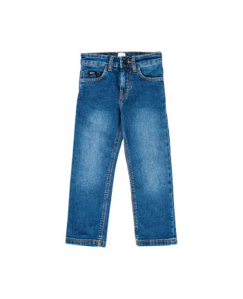 Boys Denim Blue Slim Fit Jeans
