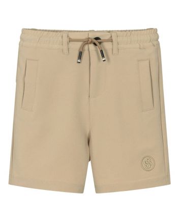 Boys Beige Bermuda Shorts