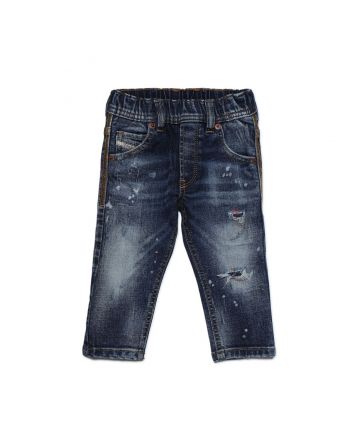 Baby Distressed Shaded Denim