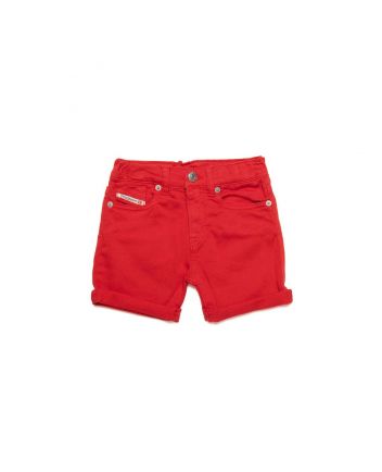 Red JoggJeans denim shorts
