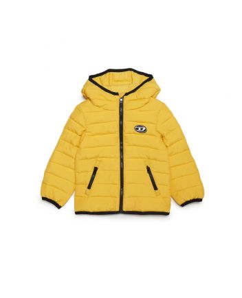 Baby Kids Logo-Patch Padded Jacket