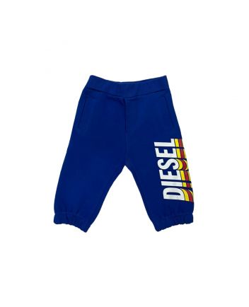 Baby Boys Blue Logo Print Jogger