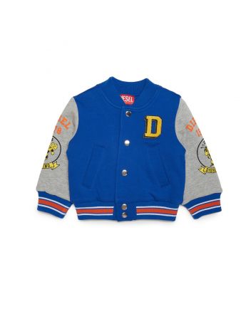 Baby Boys College-Style Bomber Jacket