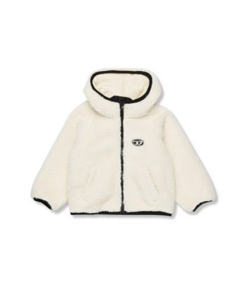 Baby Unisex Ivory Hooded Padded Jacket