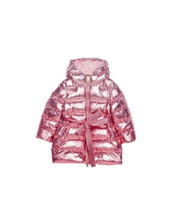 Pink Laminato Girls Jacket