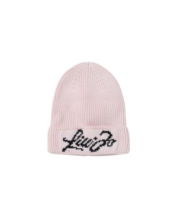 Girls Pink Logo Print Hat