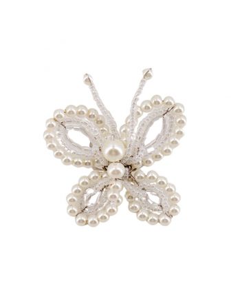 The Amaryllis Pearl Butterfly Luxury Girls Ring