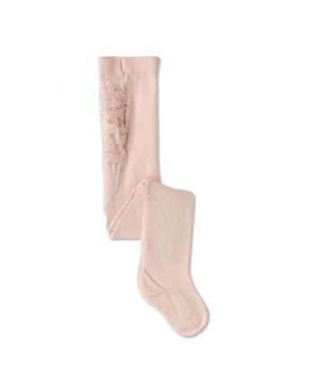 Baby Girls Pink Ruffle Tights