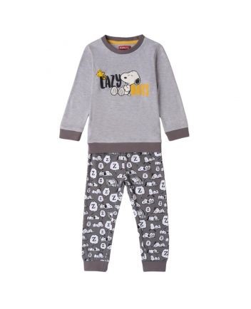 Boys Grey Graphic-Print Tracksuits