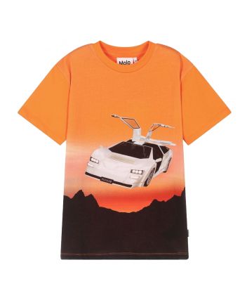 Boys Orange Car T-Shirt