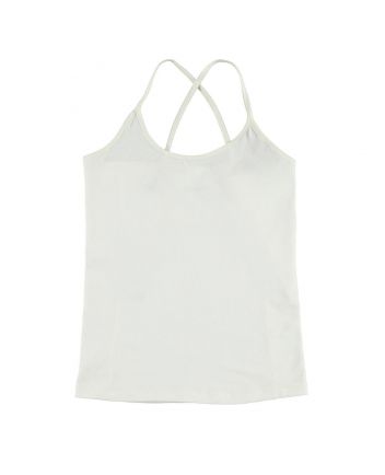 Girls Janis White Strap Top