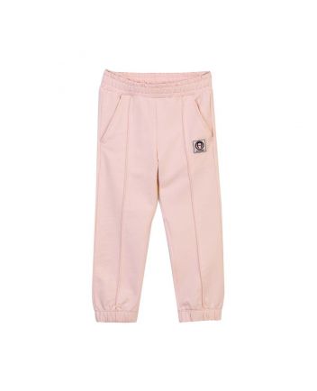 Baby Girls Pink Elasticated Hem Logo Jogger