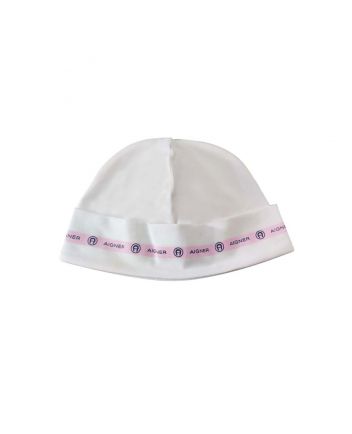 White Pima Cotton Baby Cap