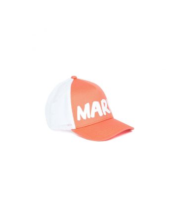 Orange Trucker Cap With Marni Logo