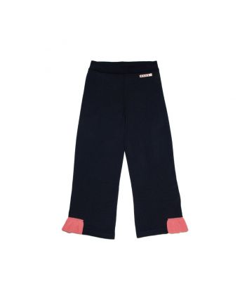 Girls Blue Wool Blend Trouser