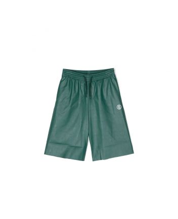 Kids Dark Green Viscose Shorts