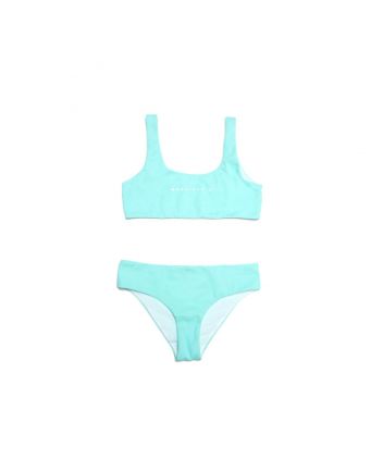 Girls Sea Green Bikini Set