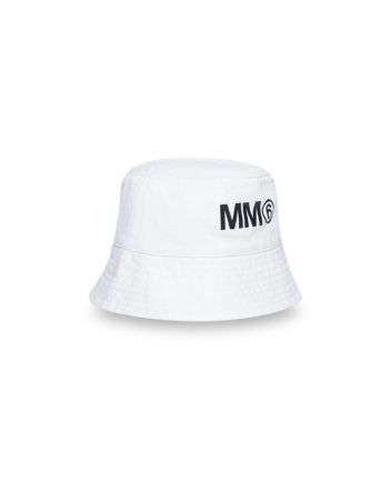 Unisex White Logo-Print Hat