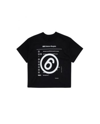 Unisex Black Seasons List Logo-Print T-Shirt