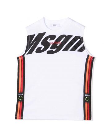 Stripe Detail Tank T-shirt