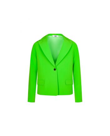 Girls Green Single Breasted Blazer