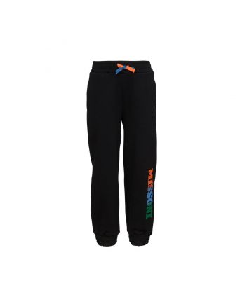 Kids Black Logo Print Sweatpant