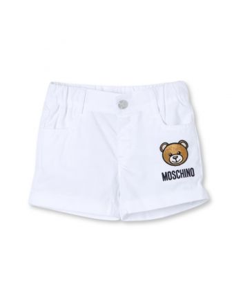 Baby Unisex Teddy Bear-Motif Shorts