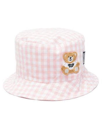 Baby Girls Gingham Teddy Bear Sun Hat