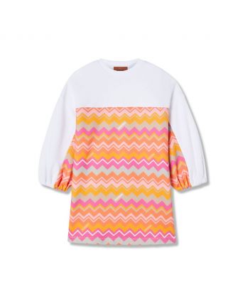 Girls Multi-Color Geometric-Print Dress