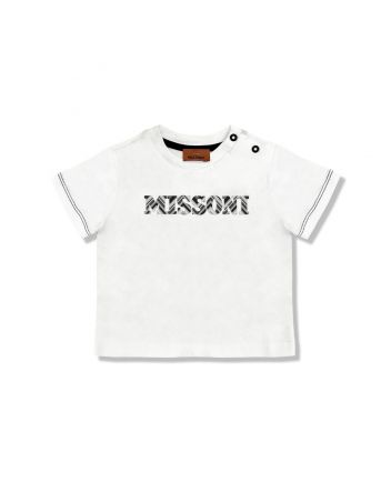 Baby Unisex White Cotton T-Shirt
