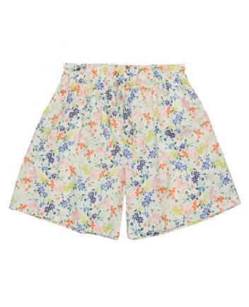 Girls Floral All-Over Poplin Shorts