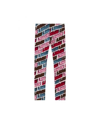 Logo Print High Waist Legging