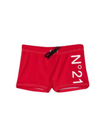 Logo Print Swim Shorts