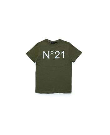 Green Jersey T-Shirt With Logo