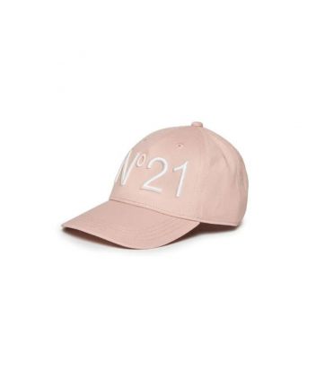 Unisex Light Pink Logo-Pritn Baseball Cap