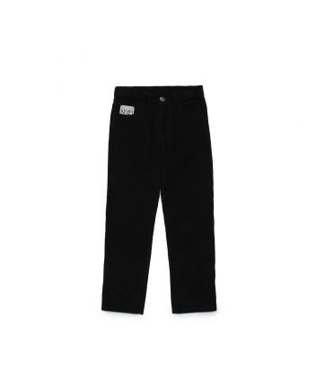 Boys Black Straight-Leg Jeans