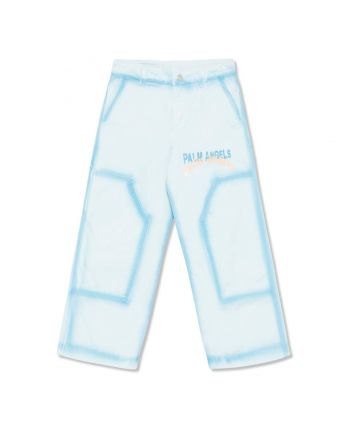 Boys Denim Blue Spray Straight-Leg Jeans