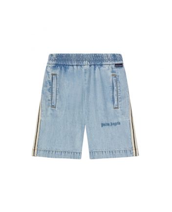 Boys Denim Blue Chambray Shorts