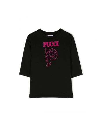 Girls Black Full Sleeves Dress