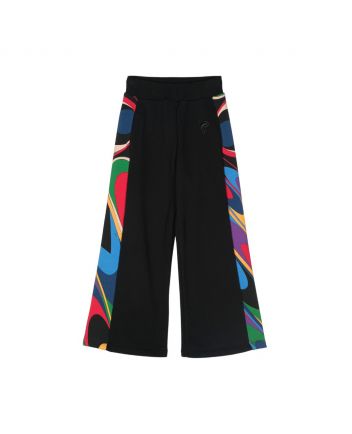 Girls Black Lride-Print Trouser