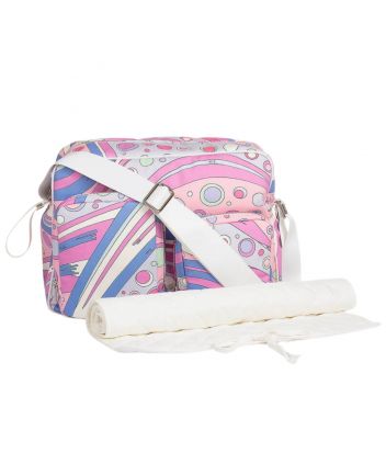 Baby Girls Pink Fontane Print Changing Bag (39cm)