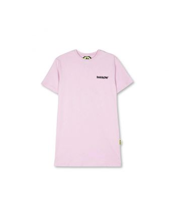 Girls Purple Cotton Logo-Print T-Shirt Dress