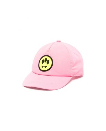 Unisex Pink Logo-Print Cap
