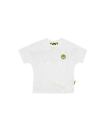 Unisex White Logo-Print Cotton T-Shirt