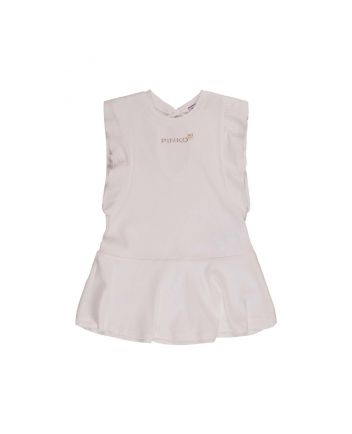 Girls Ivory Sleeveless Dress