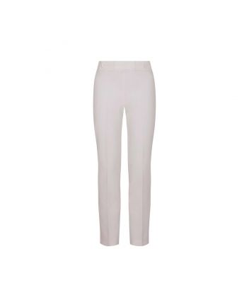Girls White Polyester Trouser
