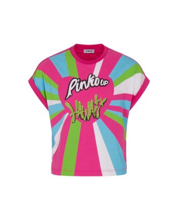 Girls Pink Jersey Cotton T-Shirt