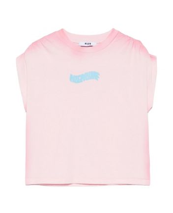 Girls Pink Logo Print T-shirt