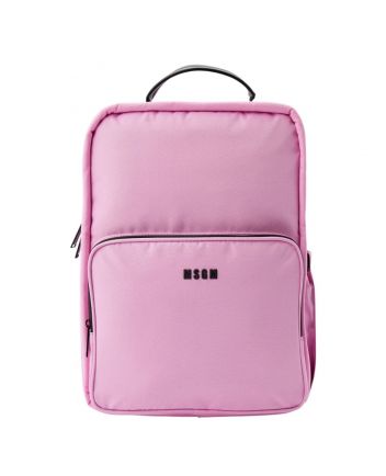 Unisex Pink Canvas Backpack