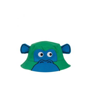 Baby Boys Green Monkey Bucket Hat